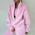 Women's  Tracksuit Set Style Sporty Casual Fleece Hoodie Outfit