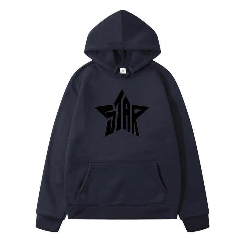 Sudadera deportiva informal para hombre STAR estilo Y2K