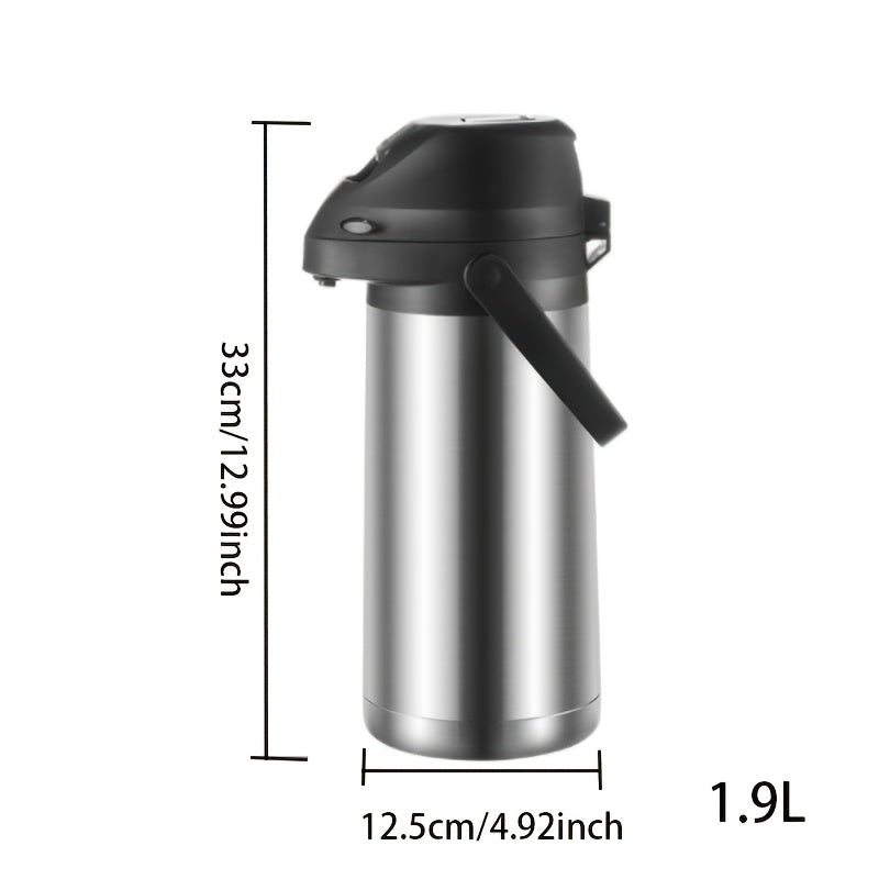 Thermal Air Pot Jug Stainless Steel (1.9L)-3