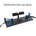 Tabla de flexiones con bandas de resistencia de látex, entrenador muscular, tabla de soporte para flexiones, equipo de gimnasio en casa