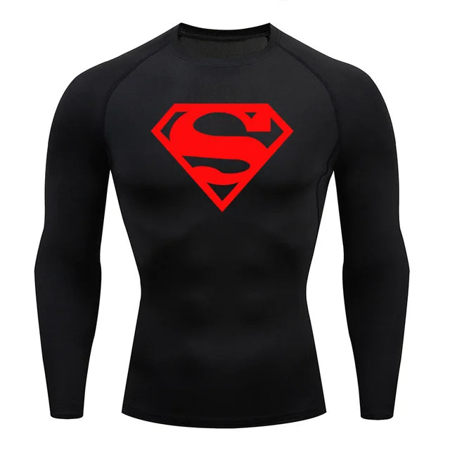 Camiseta térmica de manga larga para hombre
