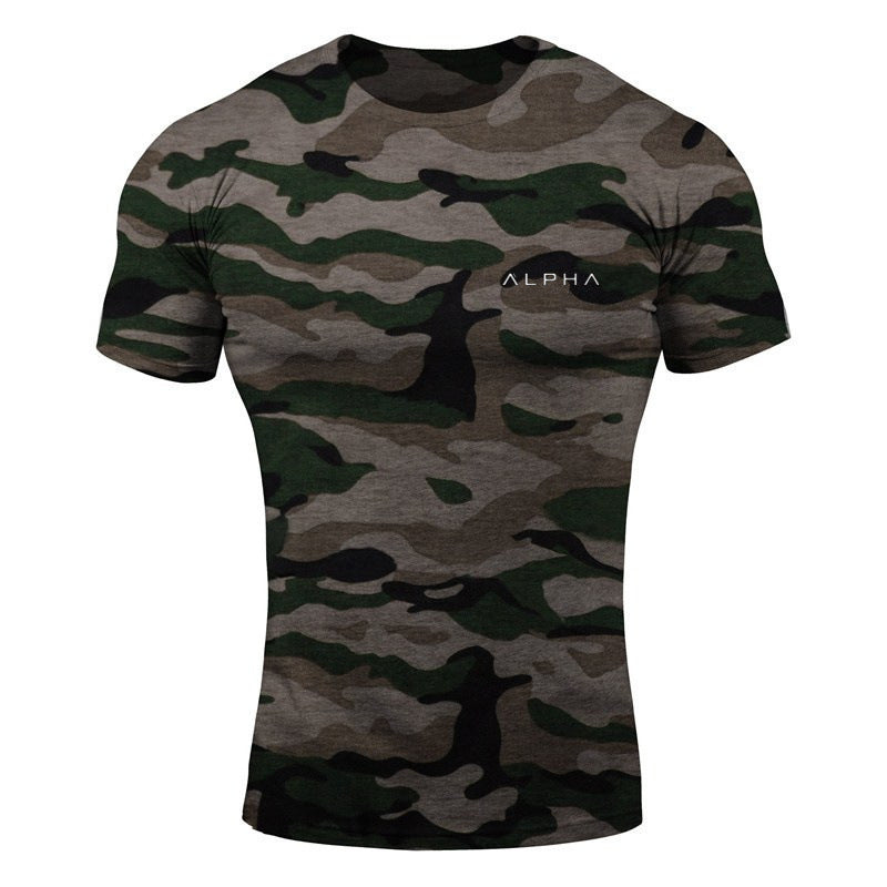 Camiseta deportiva de manga corta para hombre