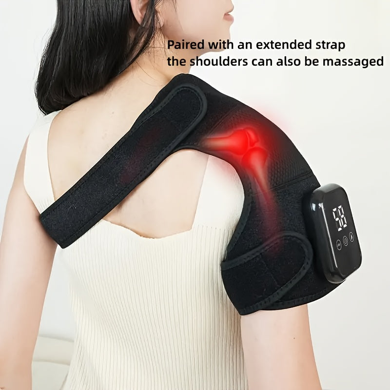 3-In-1 Heated Knee, Elbow, And Shoulder roller – Wireless(Black)-1