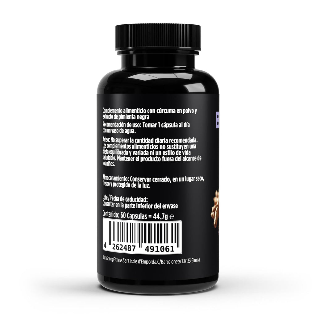 Cúrcuma + Piperina | 60 cápsulas | BornStrong