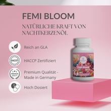 Femi Bloom – Nachtkerzenöl Kapseln – Für Frauen: Haut, Haare & Wohlbefinden – Balance & Vitalität – Made in Germany-2