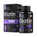 Cápsulas de vitamina B y biotina