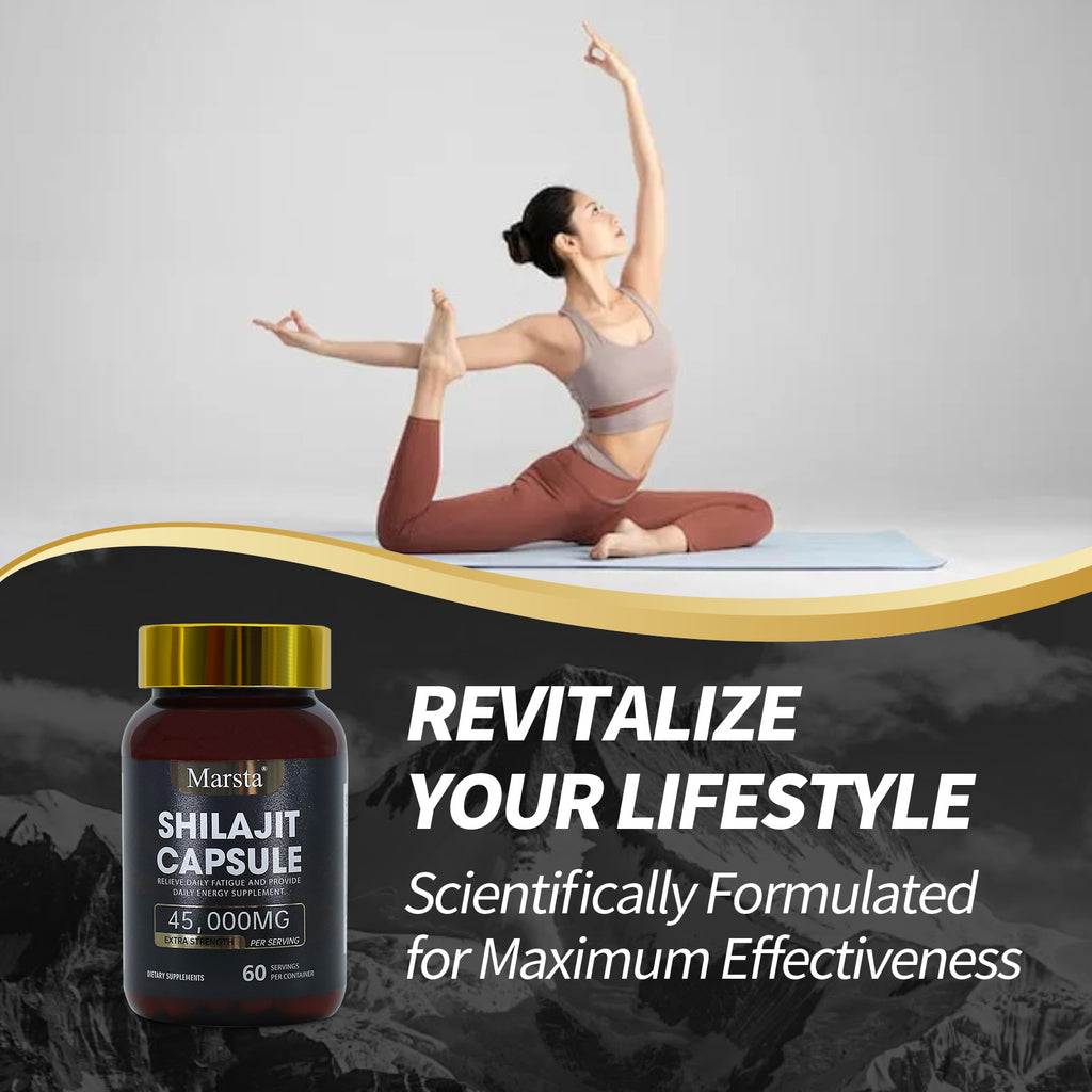 Cápsulas de shilajit natural