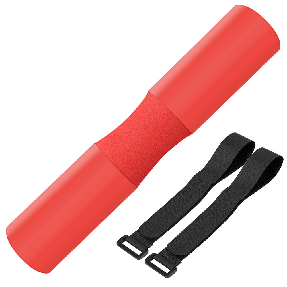 Almohadilla protectora de espuma para cuello y hombros para barra de pesas, accesorio de gimnasio con correa para sentadillas y levantamiento de pesas