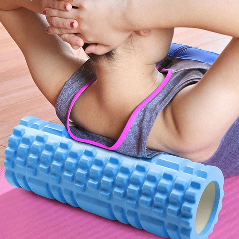 Rodillo de espuma para yoga, gimnasio, fitness, pilates, ejercicio, masaje muscular de espalda, bloque de yoga suave, rodillo muscular, envío directo