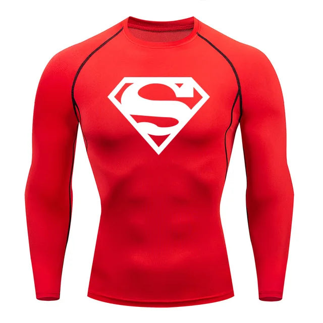 Camiseta térmica de manga larga para hombre