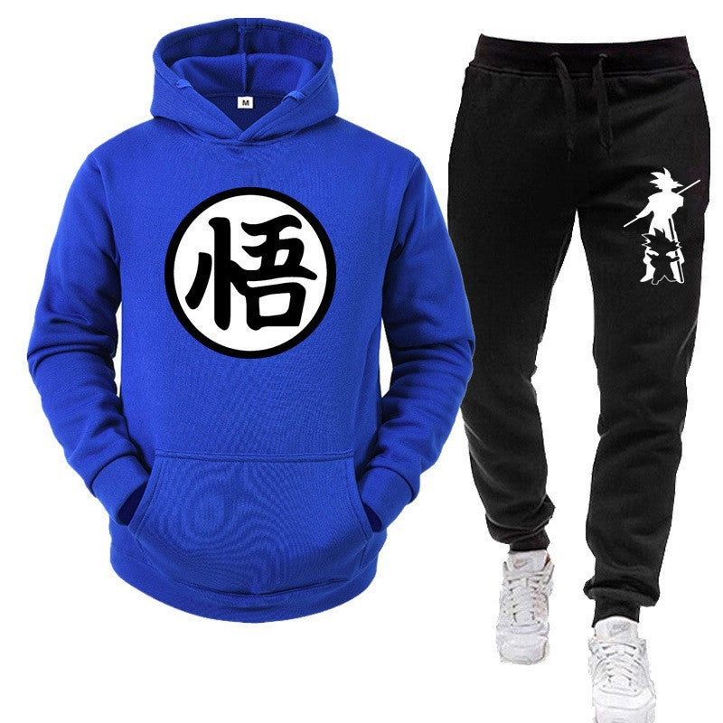 Conjunto deportivo con capucha y estampado