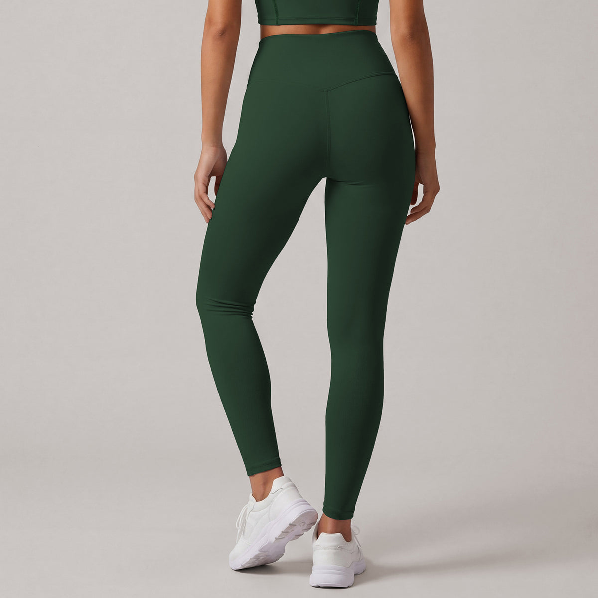 Leggings capri deportivos de cintura alta para mujer