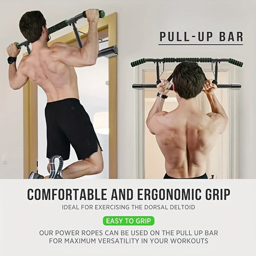 3-in-1 Doorway Pull-Up Bar Home Fitness Trainer-1
