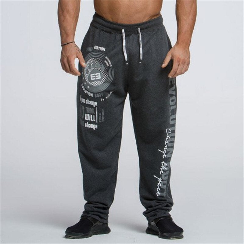 Pantalón jogger deportivo de algodón para hombre