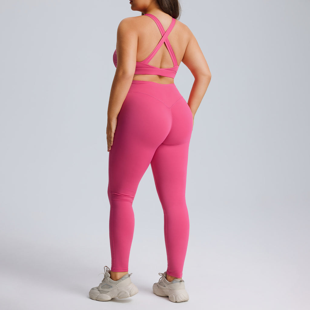 Conjunto de ropa deportiva para correr, ejercicio y yoga
