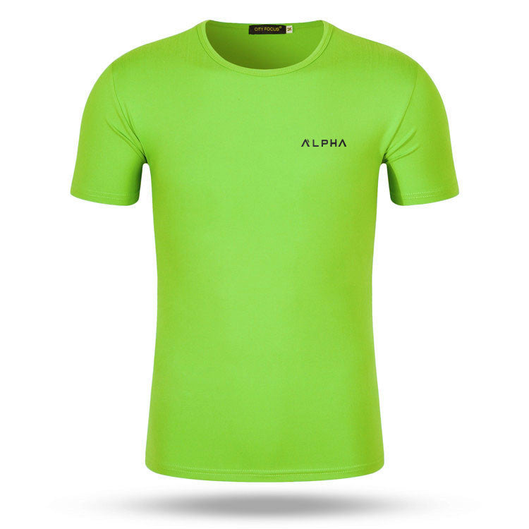 Camiseta deportiva de manga corta para hombre