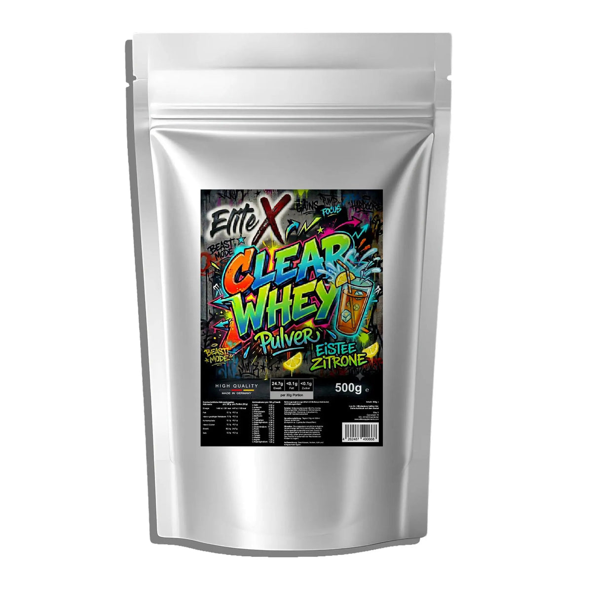 Clear Whey Eistee Zitrone - 500 Gramm