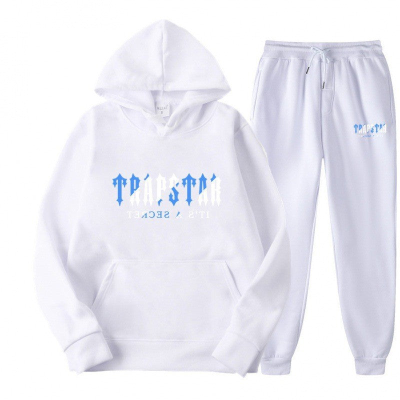 Conjunto deportivo casual con sudadera con capucha para hombre