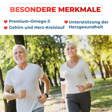 CardiOmega+ Classic – 100 Fischöl Kapseln – 2000mg Fischöl pro Tagesdosis (360 mg EPA / 240 mg DHA) – Für Herzgesundheit & Zellschutz (Vitamin E) – Laktosefrei – Made in Germany-2