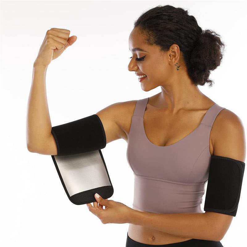 Protectores de muñeca y brazo para ejercicio físico, reducen grasa y sudor, correas de mano para correr, protectores de brazo y codo para fitness.