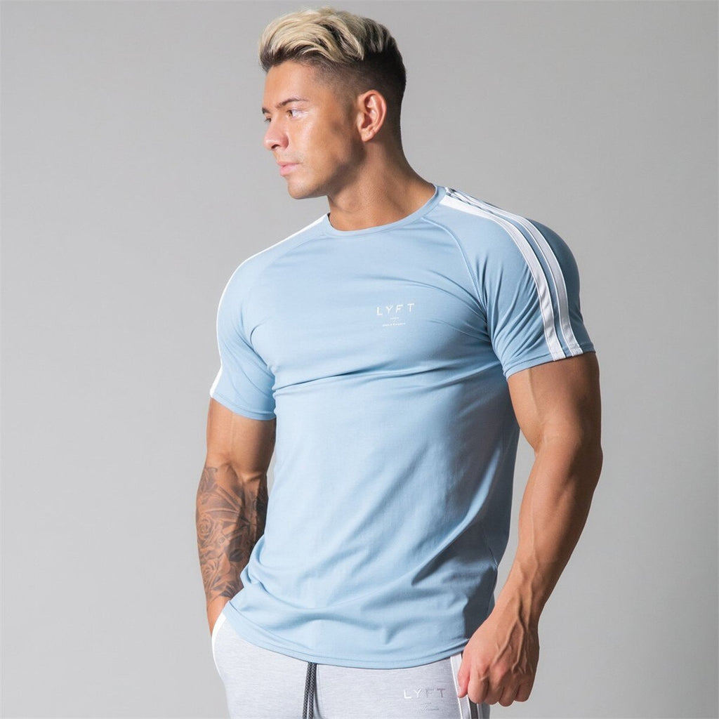 Camiseta deportiva de manga corta para hombre