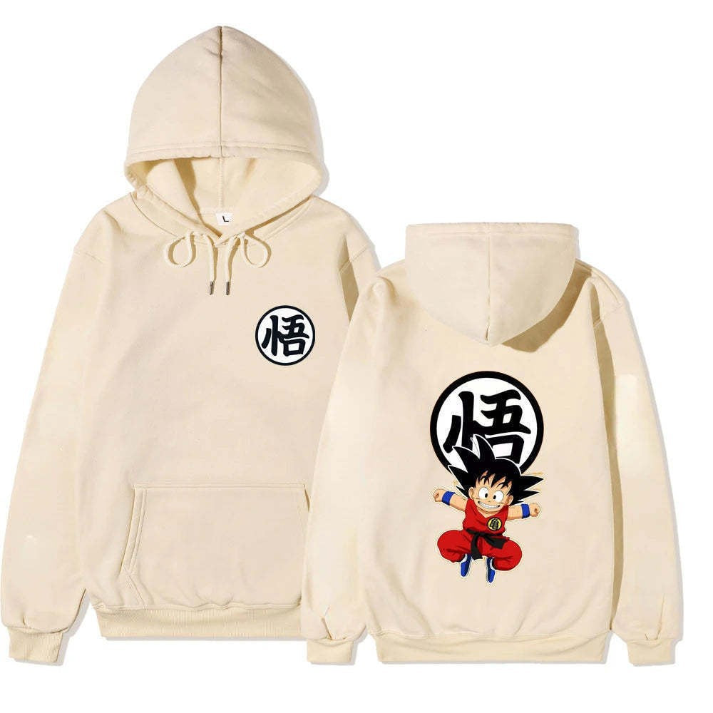 Sudadera deportiva estampada de corte holgado
