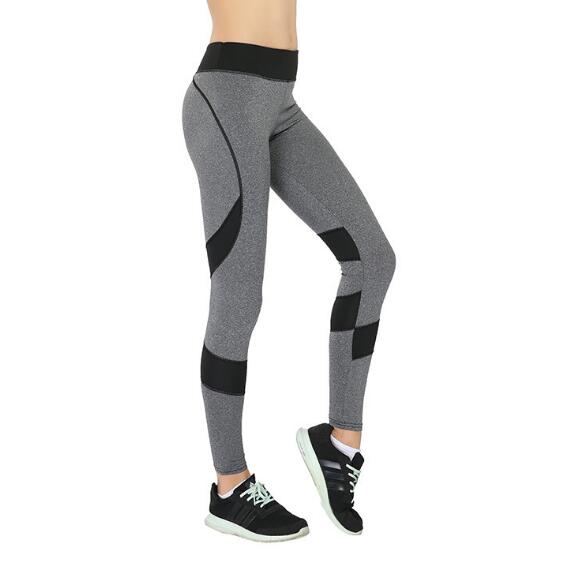 Leggings deportivos de mujer, de talle alto, elásticos y transpirables, ideales para yoga, running y entrenamiento en el gimnasio.