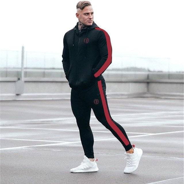 Chándal deportivo de algodón para hombre