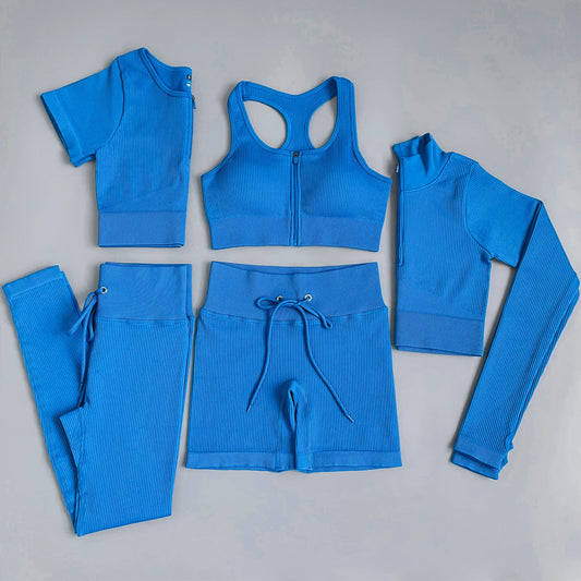 Conjunto deportivo de mujer con leggings de cintura alta