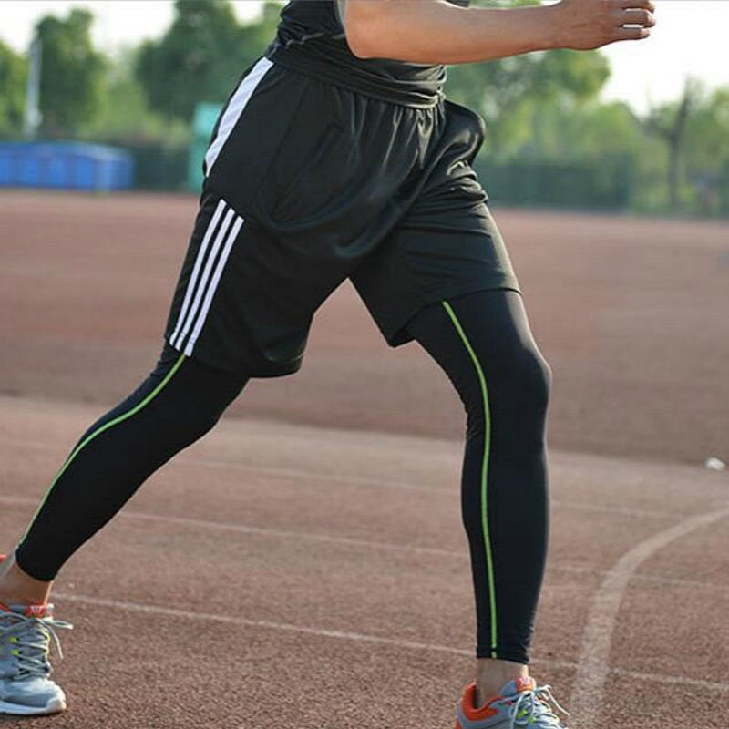Pantalones cortos deportivos de hombre para gimnasio, de secado rápido, a rayas, para CrossFit, ropa de gimnasio para hombre, fútbol, tenis, entrenamiento, playa