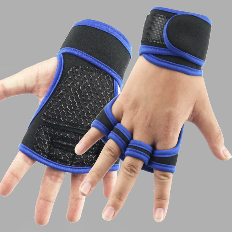 Logotipo personalizado, alta calidad, hombres, mujeres, antideslizantes, guantes de levantamiento de pesas, guantes de gimnasio, guantes de fitness