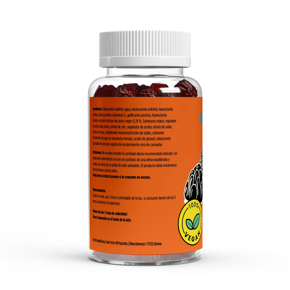 Gominolas de Saúco Negro + Vitamina C + Zinc | 60 unidades