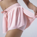 Nuevos pantalones cortos deportivos tipo culotte para mujer para yoga, running, fitness y tenis