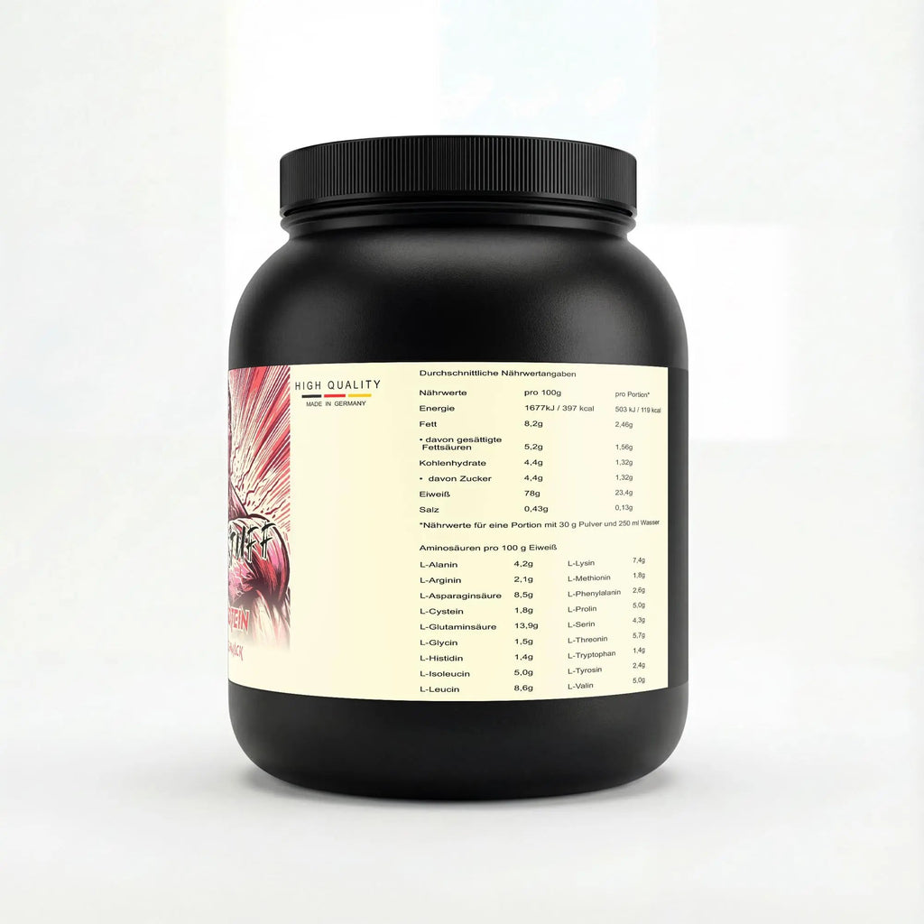 Premium Whey Erdbeere - 1000 Gramm