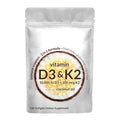 Vitamina D3 y K2 en cápsulas blandas, 180 unidades