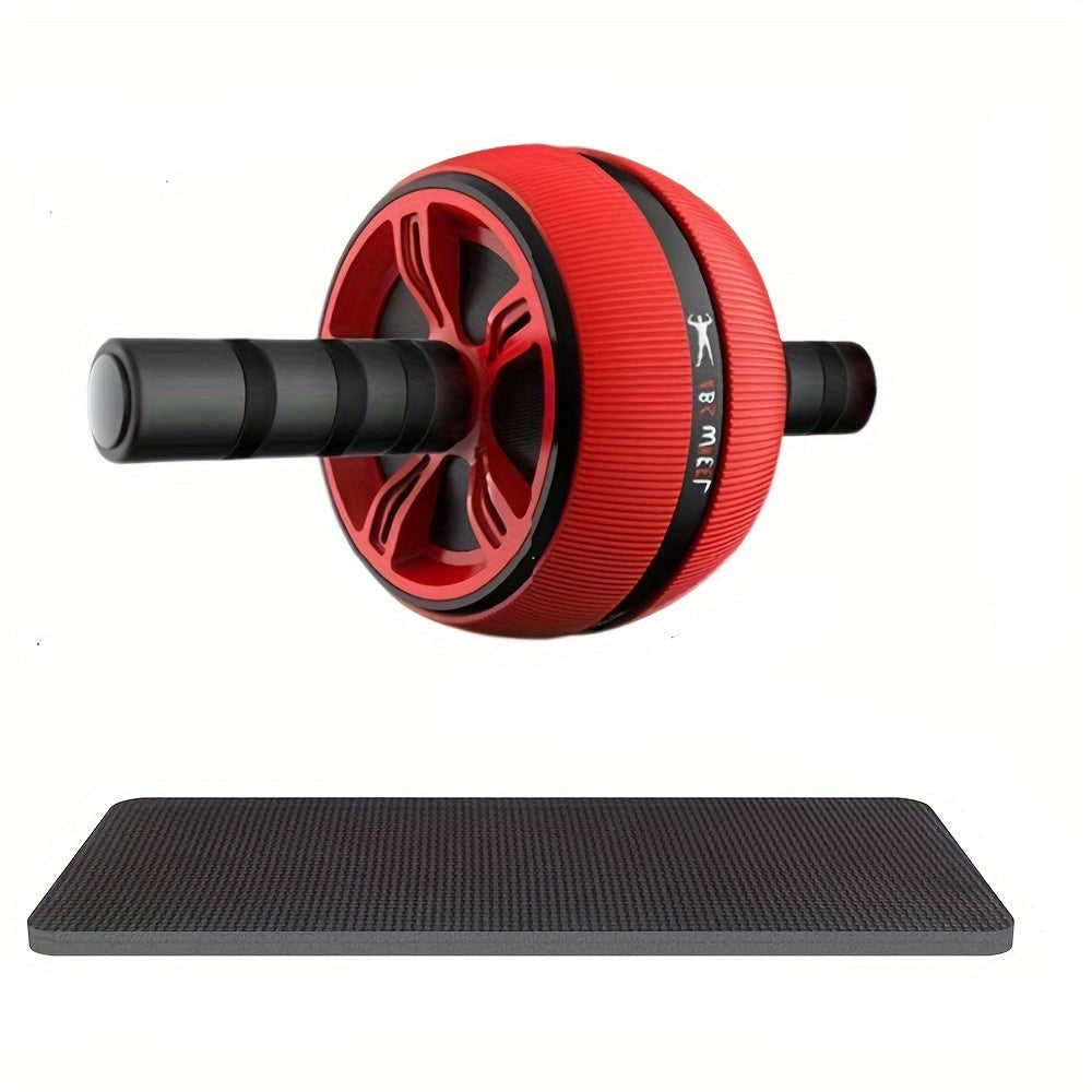 Wide Grip Ab Roller Wheel with Knee Pad-0