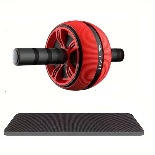 Wide Grip Ab Roller Wheel with Knee Pad-0