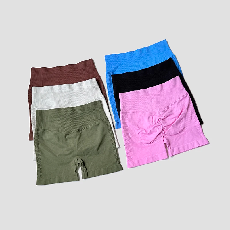 Women’s Seamless Scrunch Workout Shorts – Impact Gym & Running Style-1