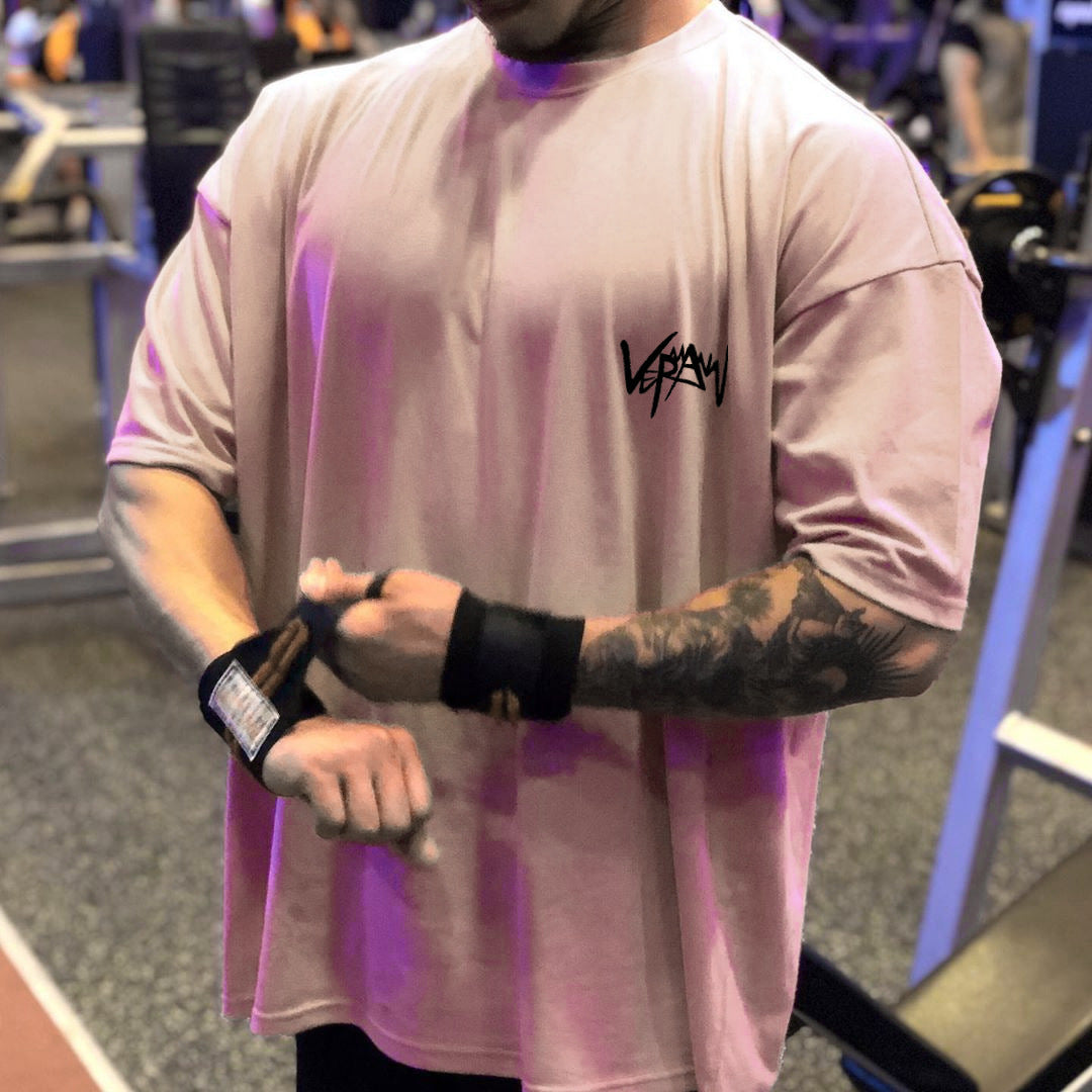 Camiseta deportiva de algodón para hombre