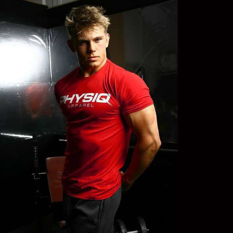 Camiseta deportiva de manga corta para hombre