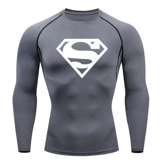Camiseta térmica de manga larga para hombre