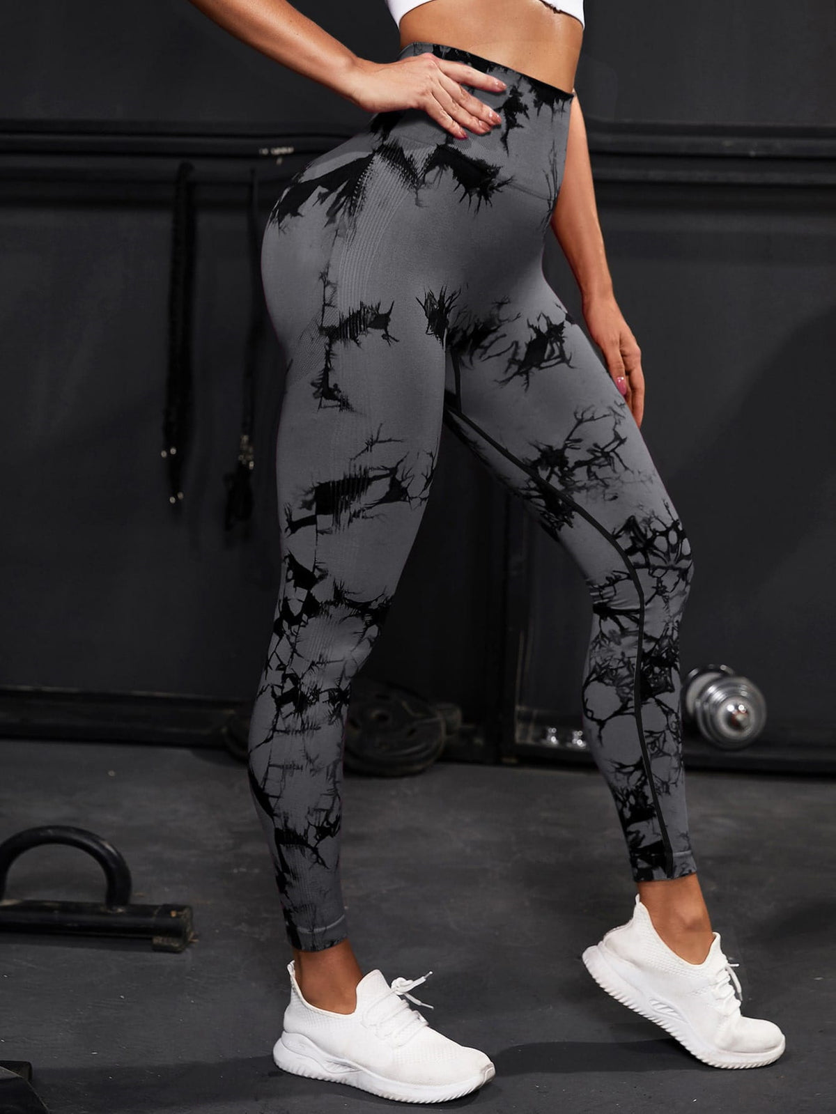 Pantalones de fitness de cintura alta para adelgazar el abdomen