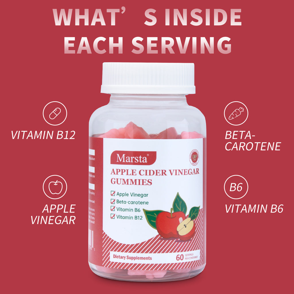 Gominolas de vinagre de manzana con vitaminas