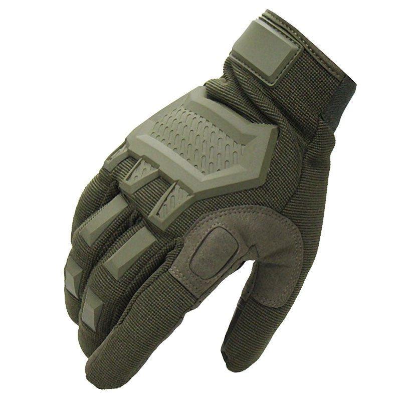 Guantes tácticos de pantalla táctil para Airsoft, Paintball, uso militar, fuerzas armadas, senderismo, bicicleta, gimnasio, antideslizantes, de dedo completo para hombre
