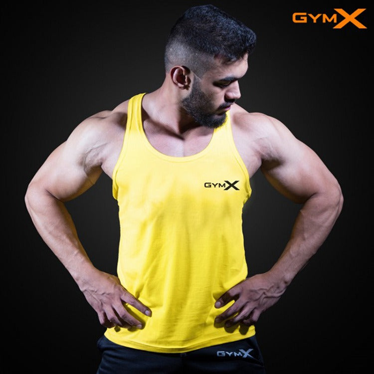Chaleco de fitness para hombre, camiseta ajustada para ejercicio muscular, top de secado rápido, conjunto de fitness, entrenamiento muscular, sin mangas