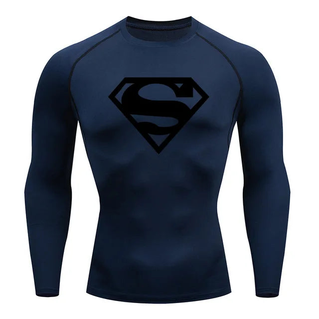 Camiseta térmica de manga larga para hombre