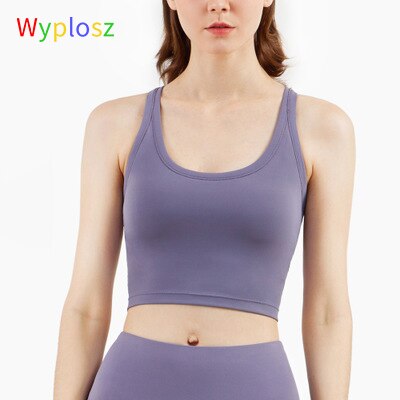 Sujetador deportivo a prueba de golpes Wyplosz Nude, ropa interior femenina, sujetadores deportivos, chaleco, ropa deportiva, chaleco deportivo de gimnasio, top corto deportivo, sujetador.
