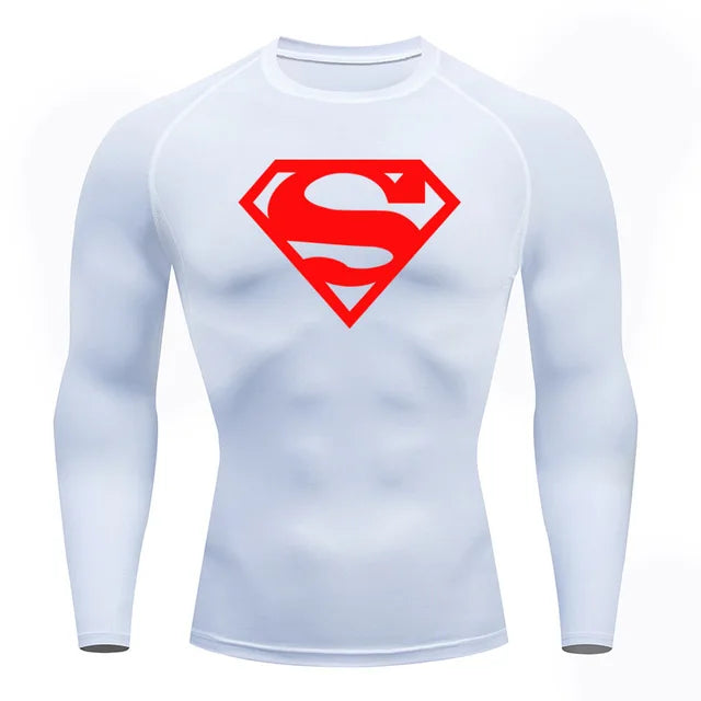 Camiseta térmica de manga larga para hombre
