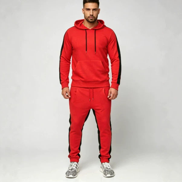 Conjunto deportivo unisex con sudadera con capucha y pantalón