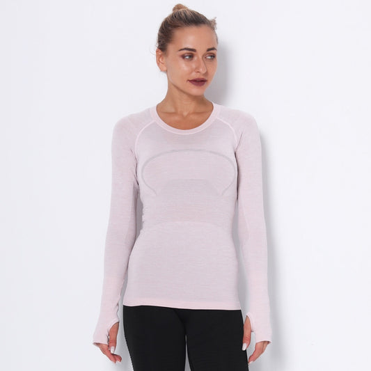 Camiseta deportiva de manga larga para mujer